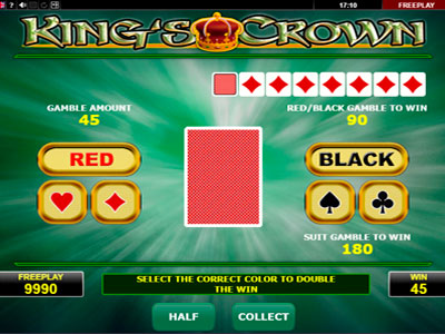 Kings Crown pokie screen 3