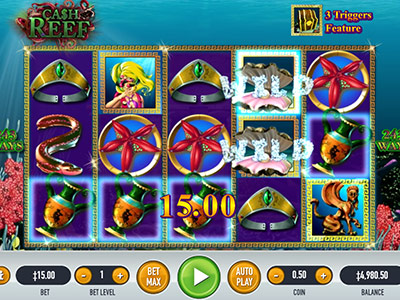 Cash Reef pokie screen 3
