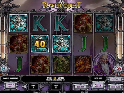Tower Quest pokie screen 3
