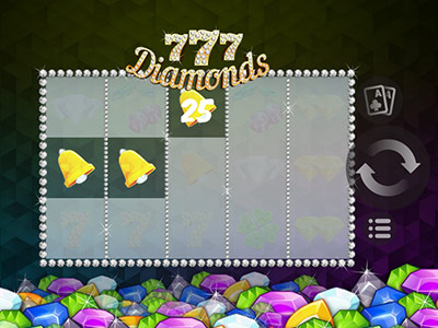 777 Diamonds pokie screen 3