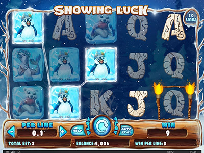 Snowing Luck pokie screen 2