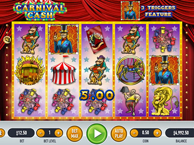 Carnival Cash pokie screen 3