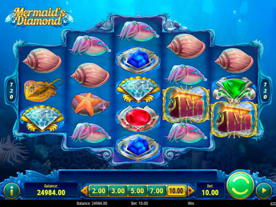 Mermaids Diamond pokie screen 3