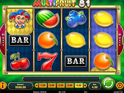 Multifruit 81 pokie screen 2