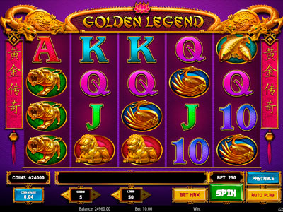 Golden Legend pokie screen 3