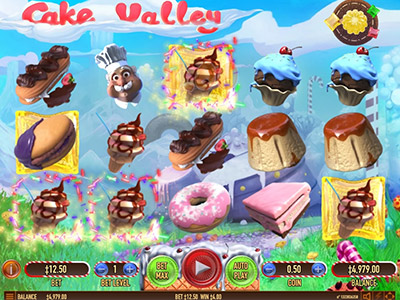 Cake Valley pokie screen 1