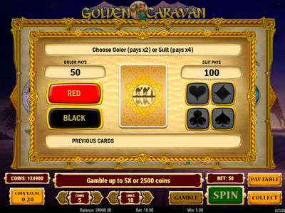 Golden Caravan pokie screen 1